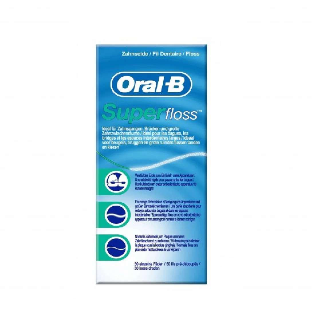 نخ دندان ارتودنسی اورال بی اصل آلمان oral-b