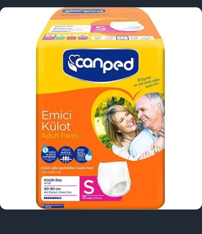پوشینه بزرگسال شورتی جان پد sبسته 9عددی canped