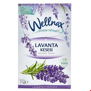 خوشبو کننده کمد لباس، حوله و رخت خواب ولناکس WELLNAX اسانس لاوندر وزن 21 گرم