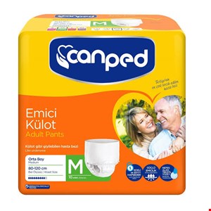 پوشینه بزرگسال جان پد محصول ترکیه سایز Mترکیه canped